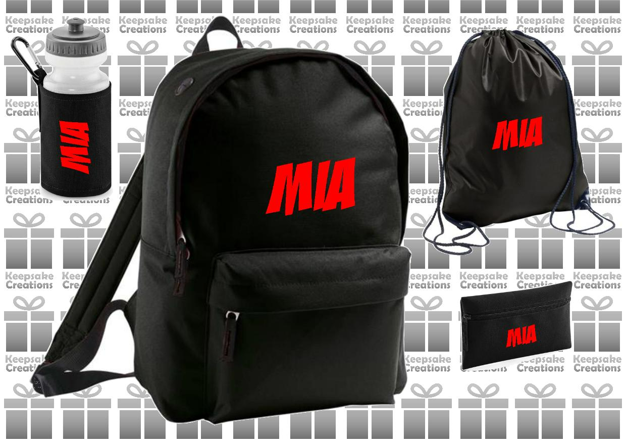 Personalised SUPERHERO Design School Accessories Bundle #2