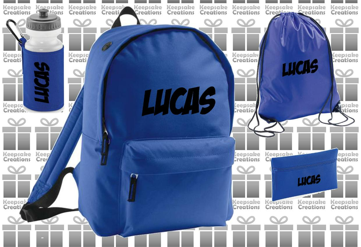 Personalised SUPERHERO Design School Accessories Bundle #2