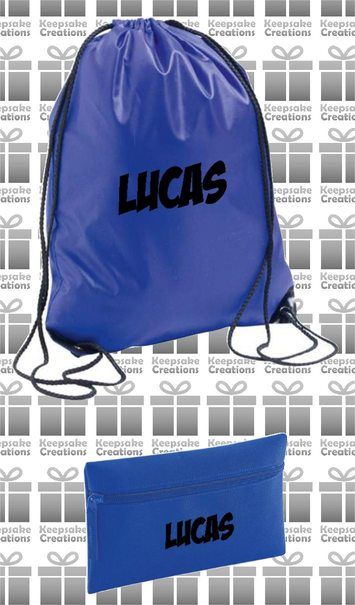 Personalised SUPERHERO Design School Accessories Bundle #4