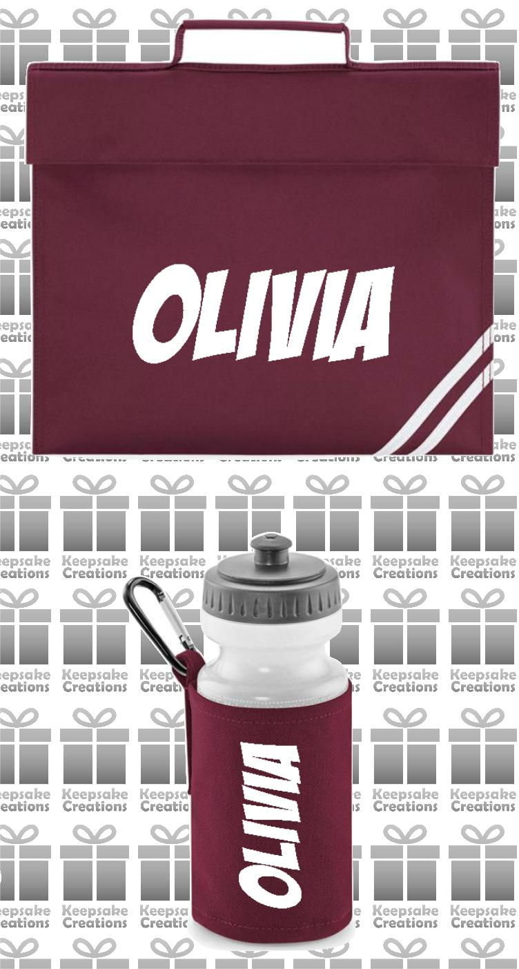 Personalised SUPERHERO Design School Accessories Bundle #6