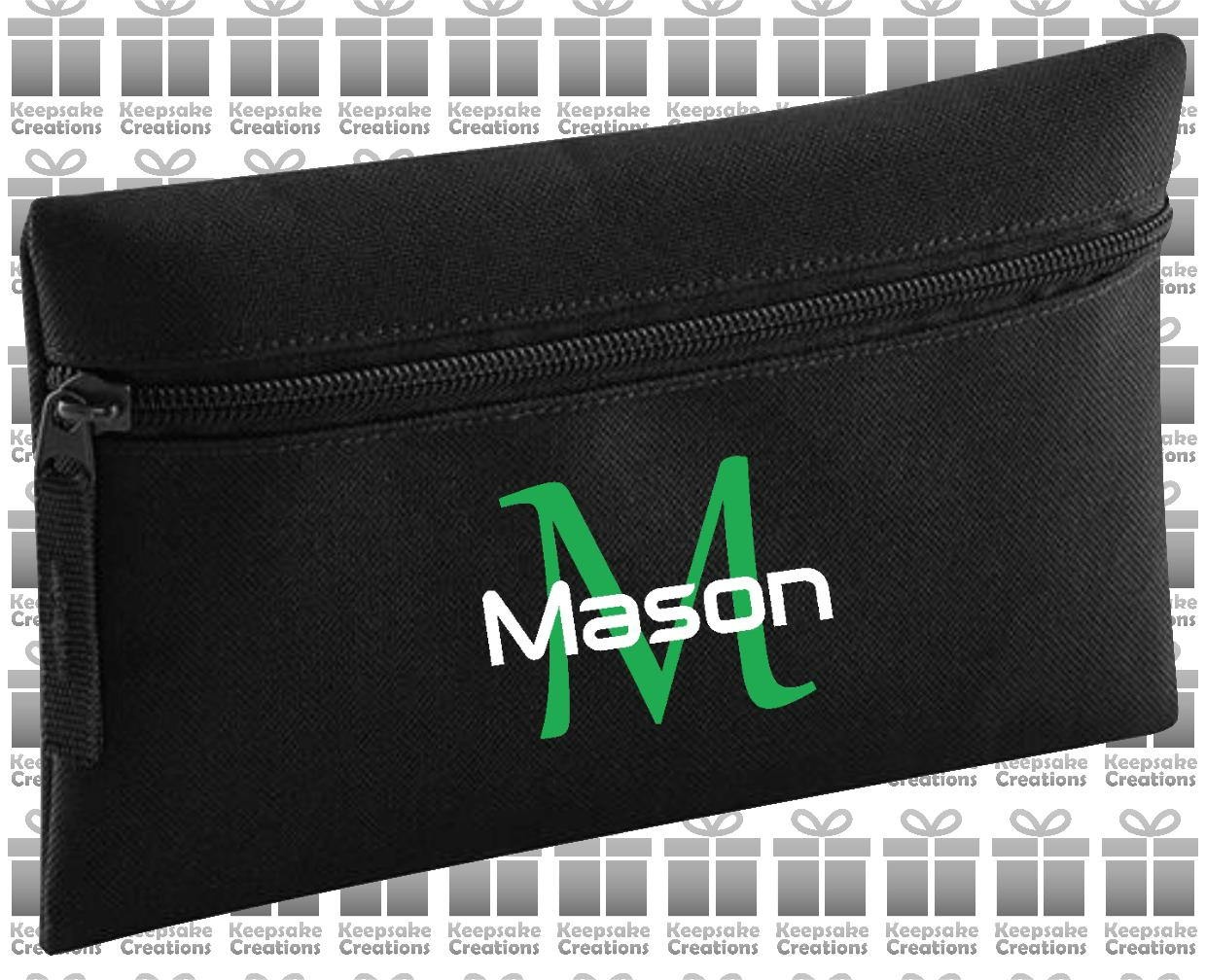 Personalised Monogram STANDARD Design Pencil Case