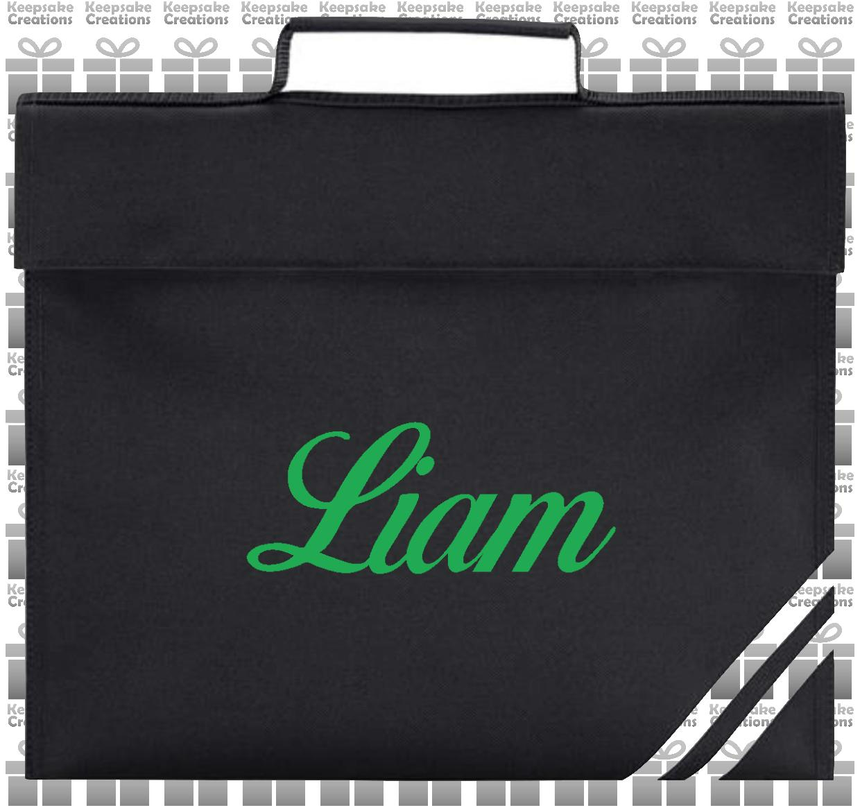 Personalised CURLY Design Book Bag