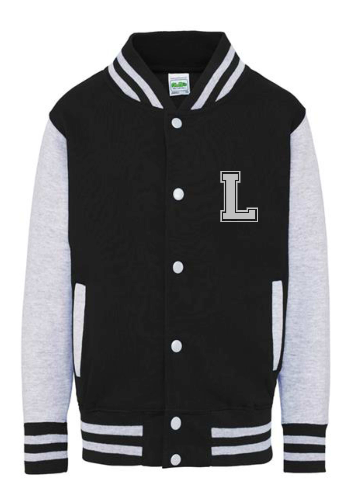 Personalised Kids Varsity College Jacket - Name and Number Design - #RS