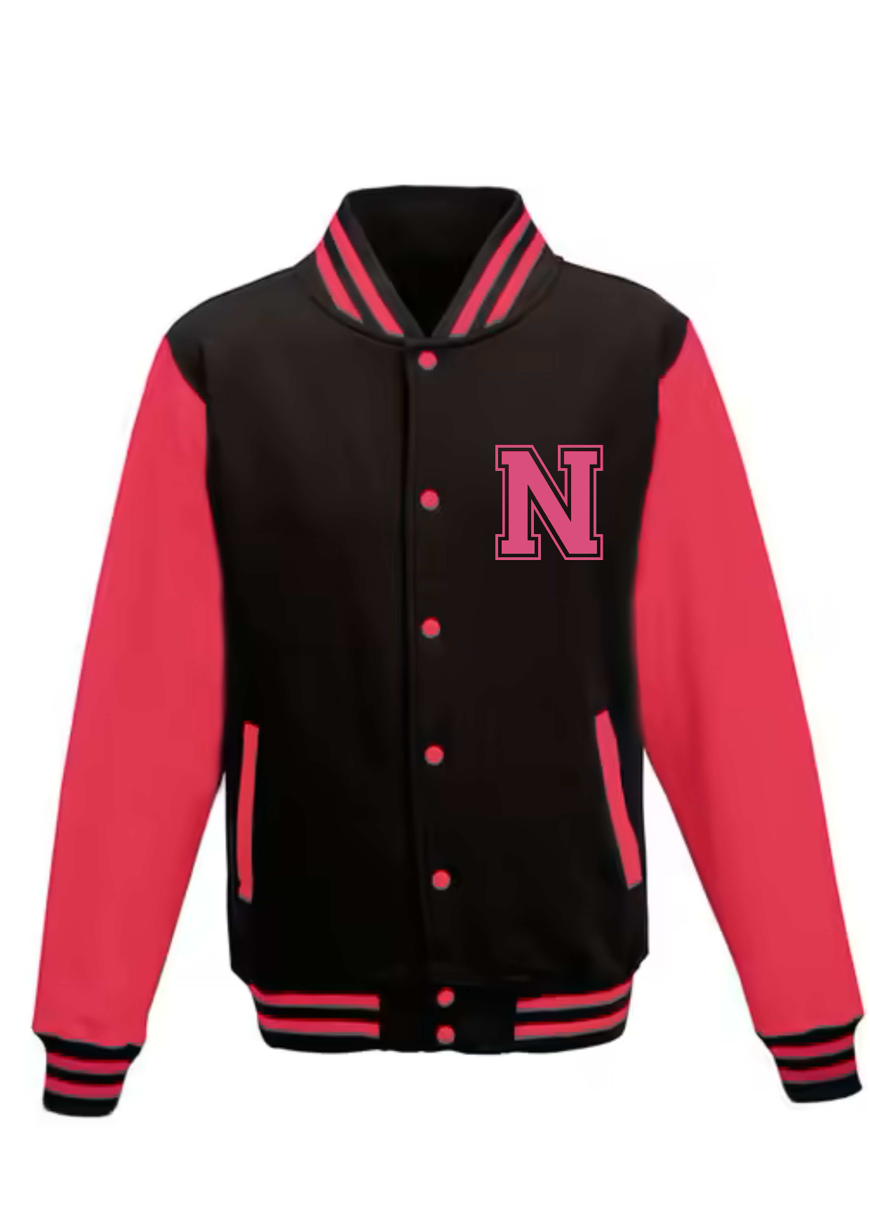 Personalised Unisex Varsity College Jackets - Name & Number Design - #RS