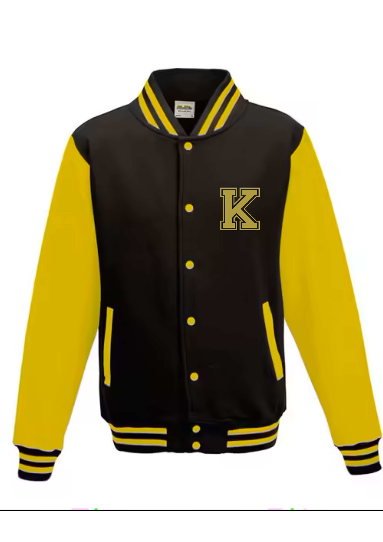 Personalised Unisex Varsity College Jackets - Name & Number Design - #RS