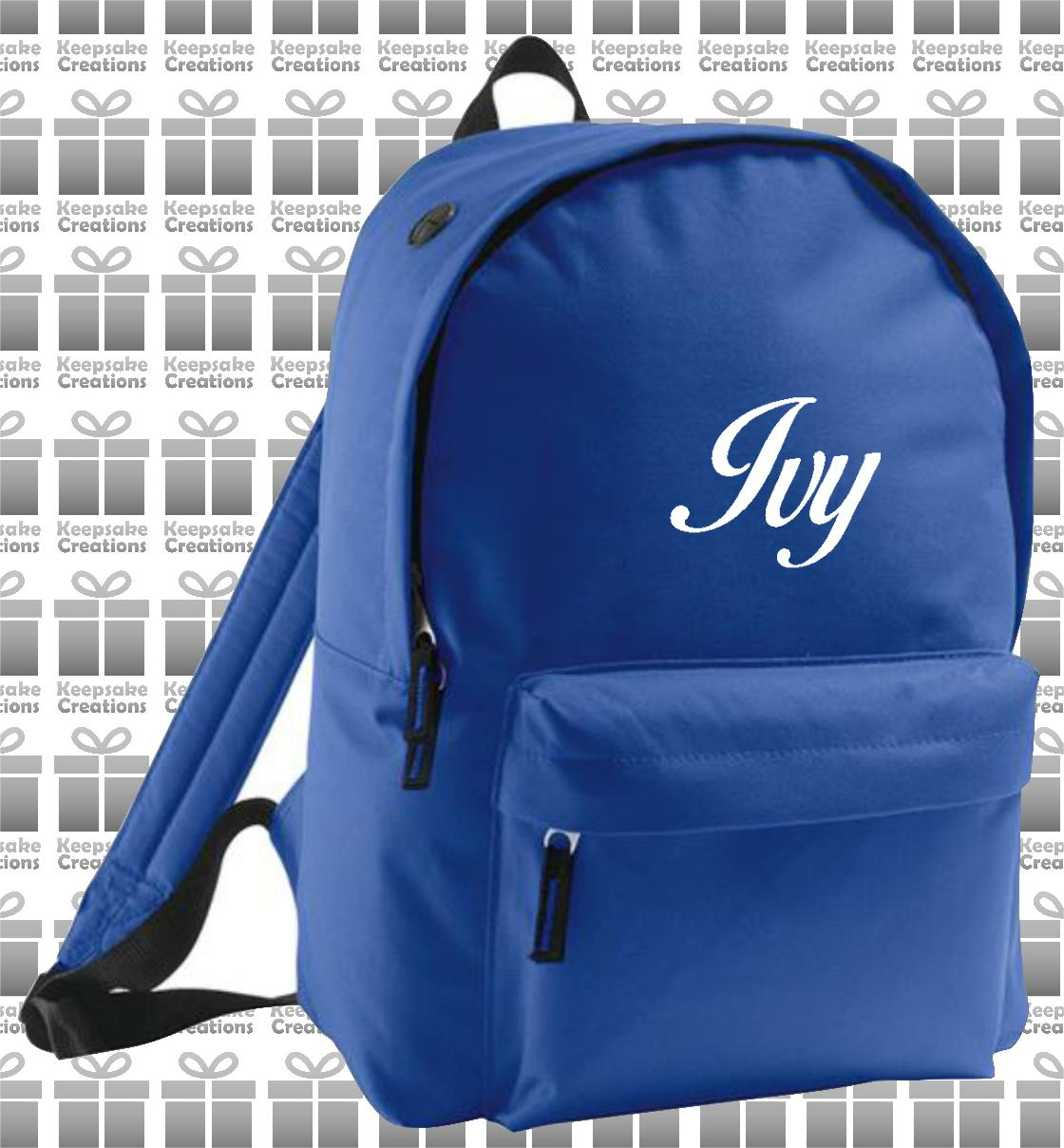 Personalised CURLY Design Backpack