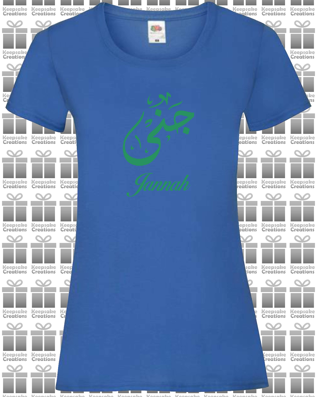 Personalised Women's Arabic Calligraphy T-shirt #BBG