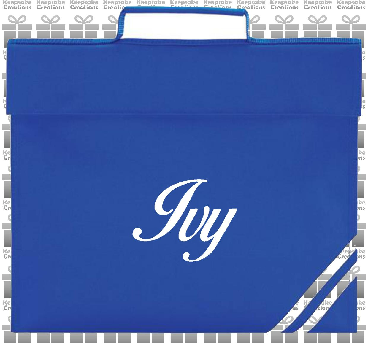 Personalised CURLY Design Book Bag
