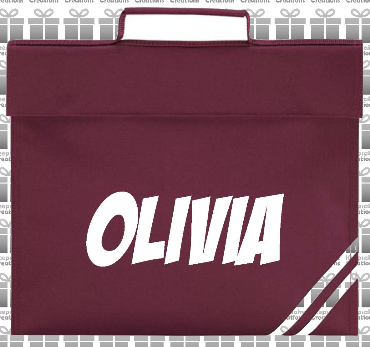 Personalised SUPERHERO Design Book Bag
