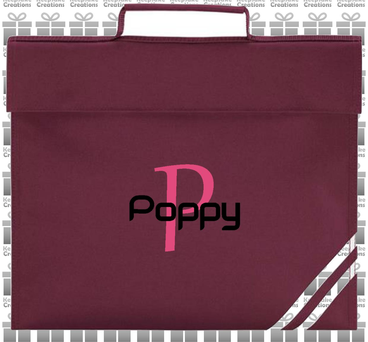 Personalised Monogram STANDARD Design Book Bag