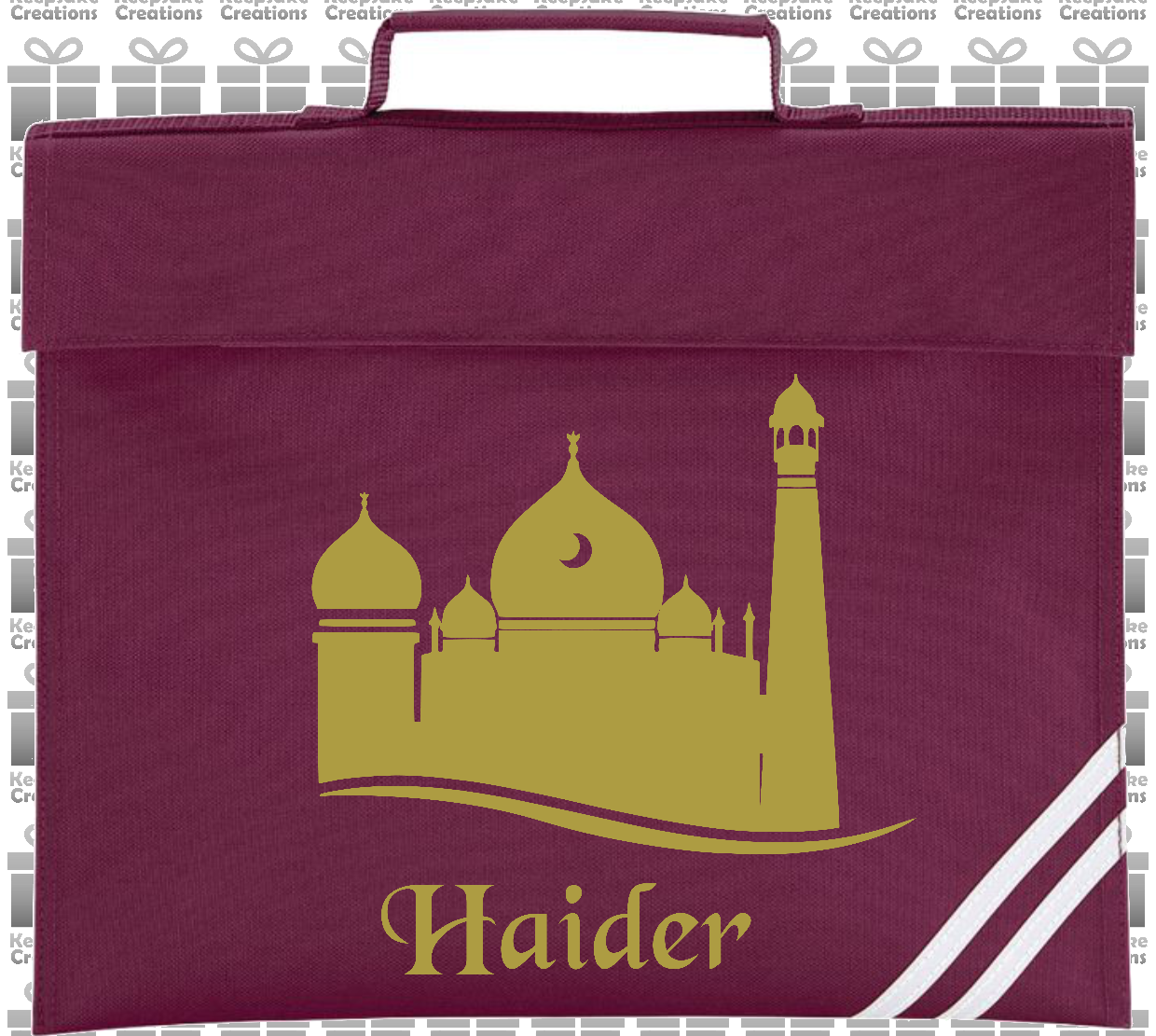 Personalised Mosque/Madrasa Book Bag #Design 1