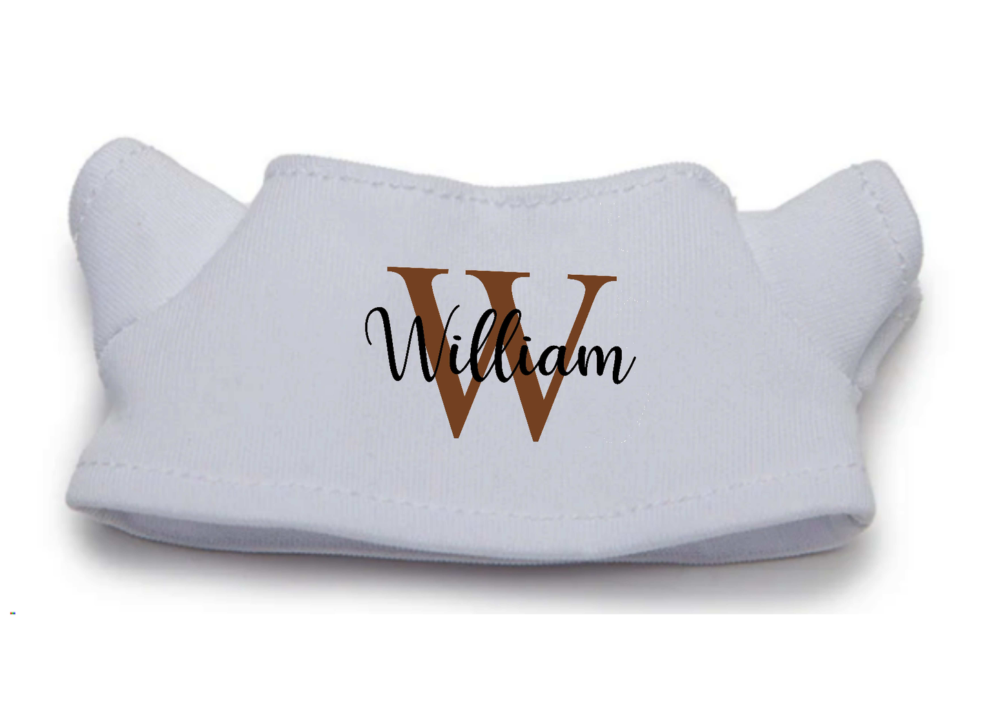 Personalised Animal Monogram Plush Toys Keyring