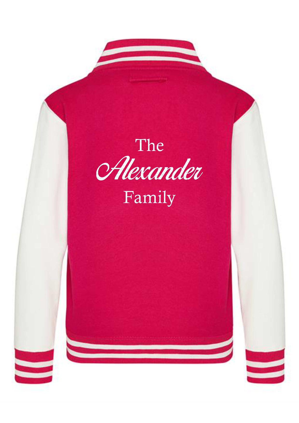 Personalised Varsity College Jacket - Family Design - #W2