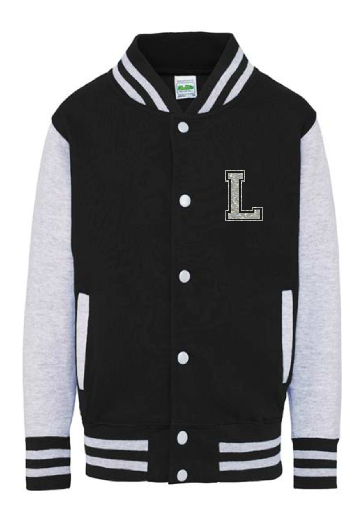 Personalised Kids Varsity College Jacket - Name and Number Design - #RS