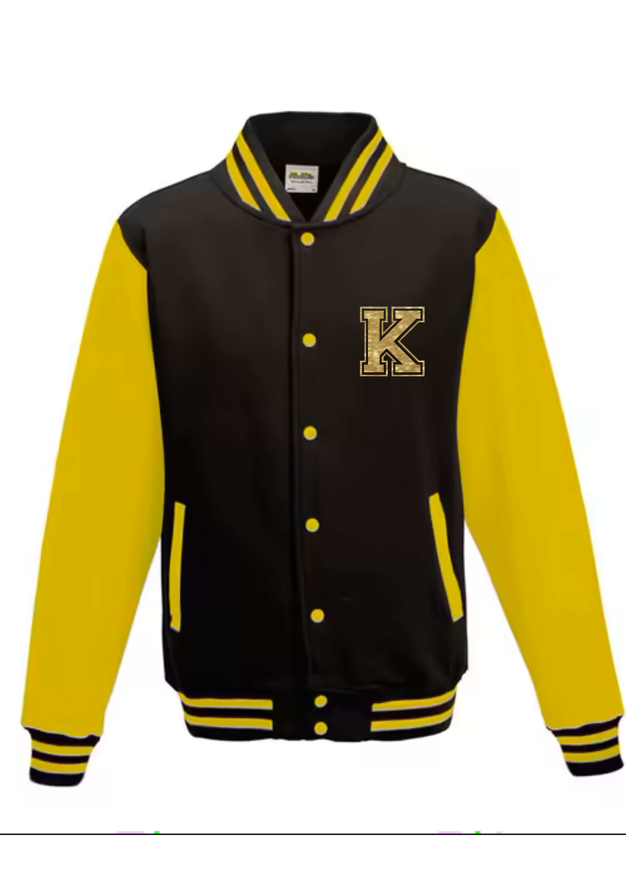 Personalised Unisex Varsity College Jackets - Name & Number Design - #RS