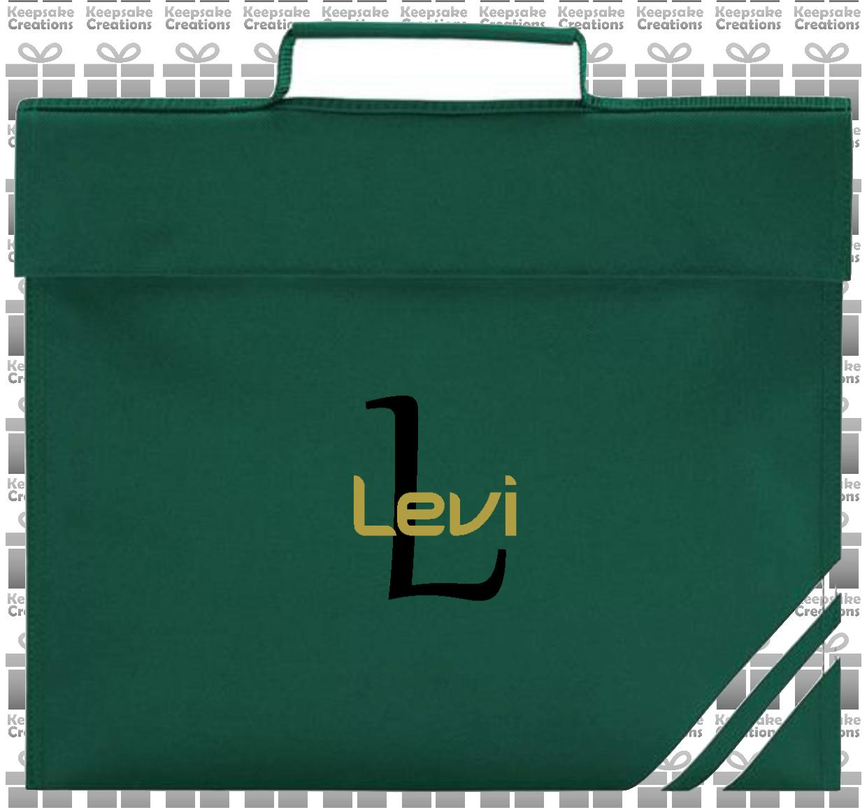 Personalised Monogram STANDARD Design Book Bag