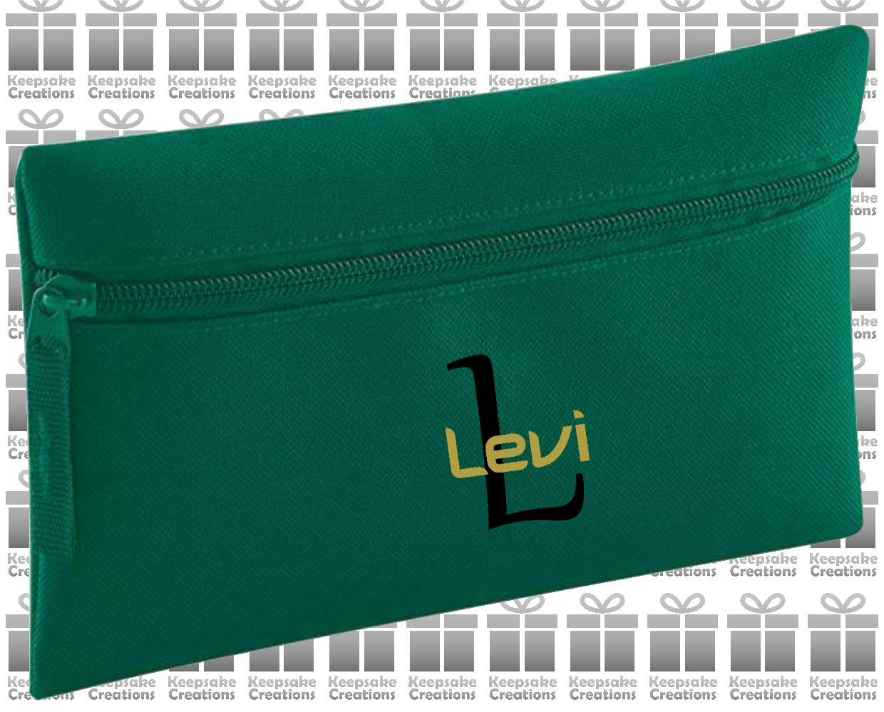 Personalised Monogram STANDARD Design Pencil Case