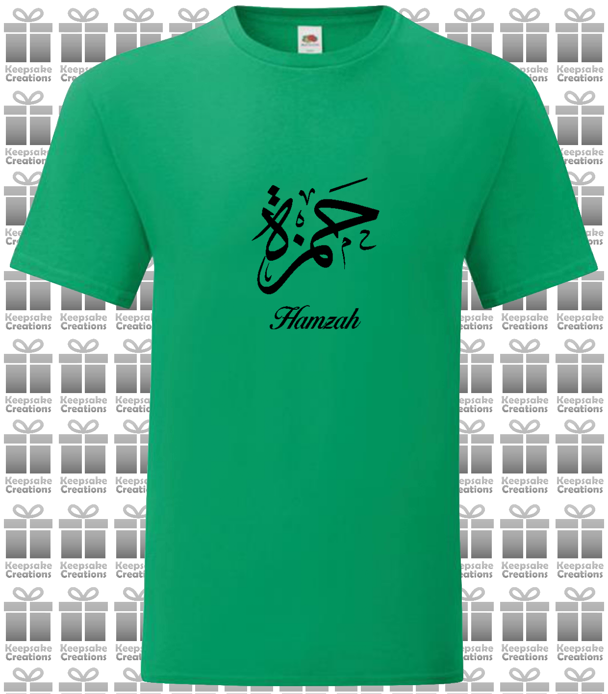 Personalised Unisex Standard Arabic Calligraphy T-shirt #BBG