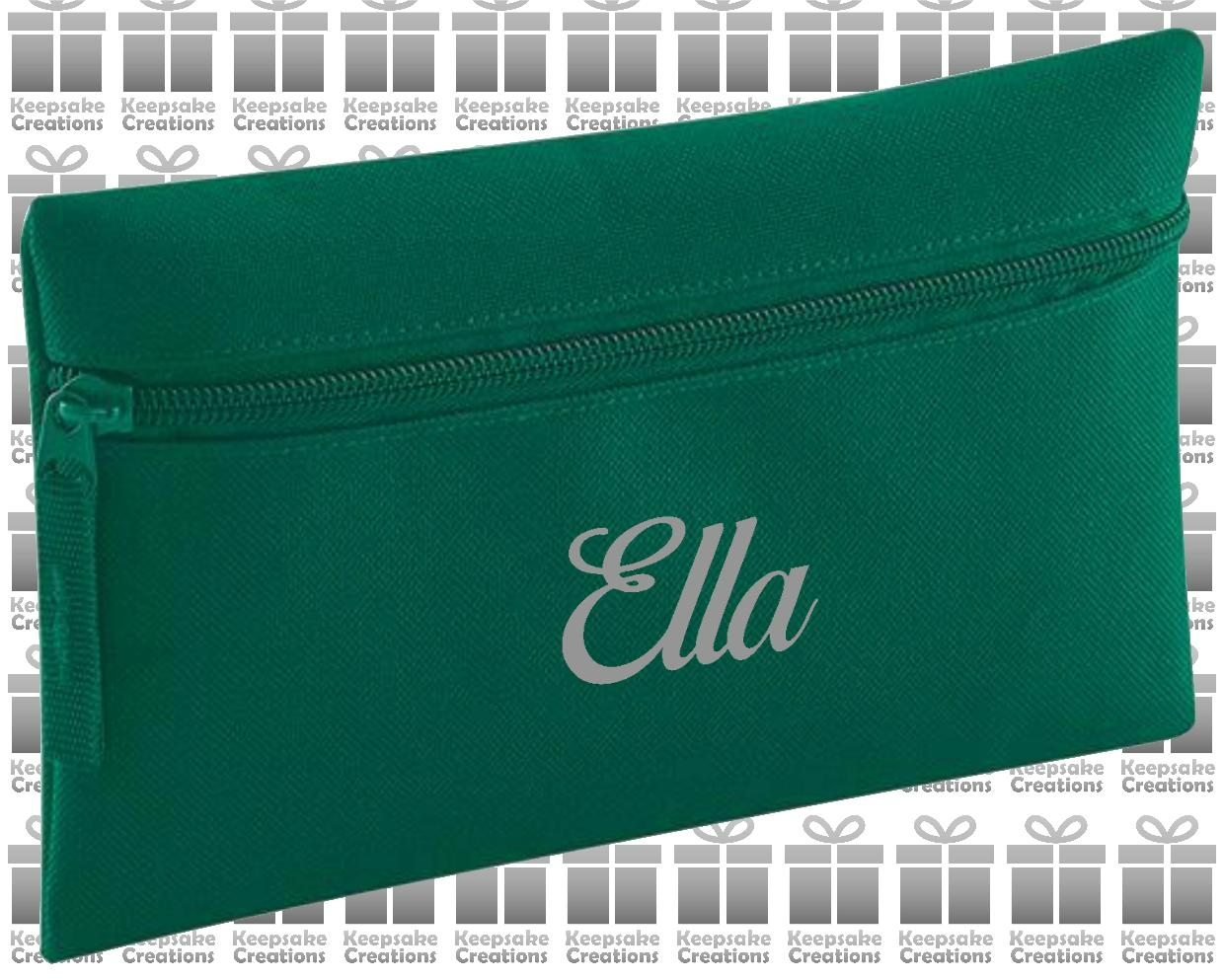 Personalised CURLY Design Pencil Case