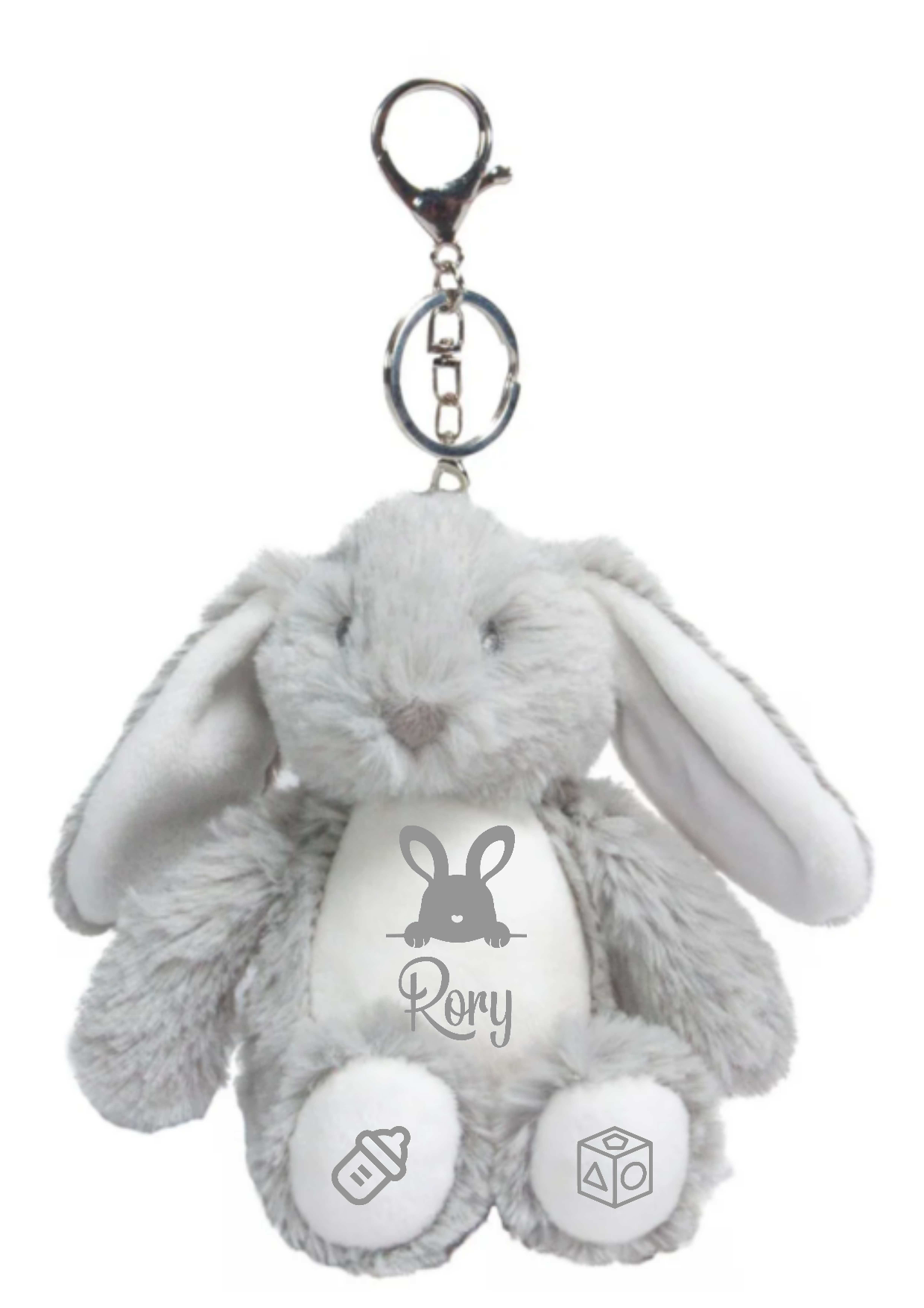 Personalised Animal Plushie Keyrings Toys