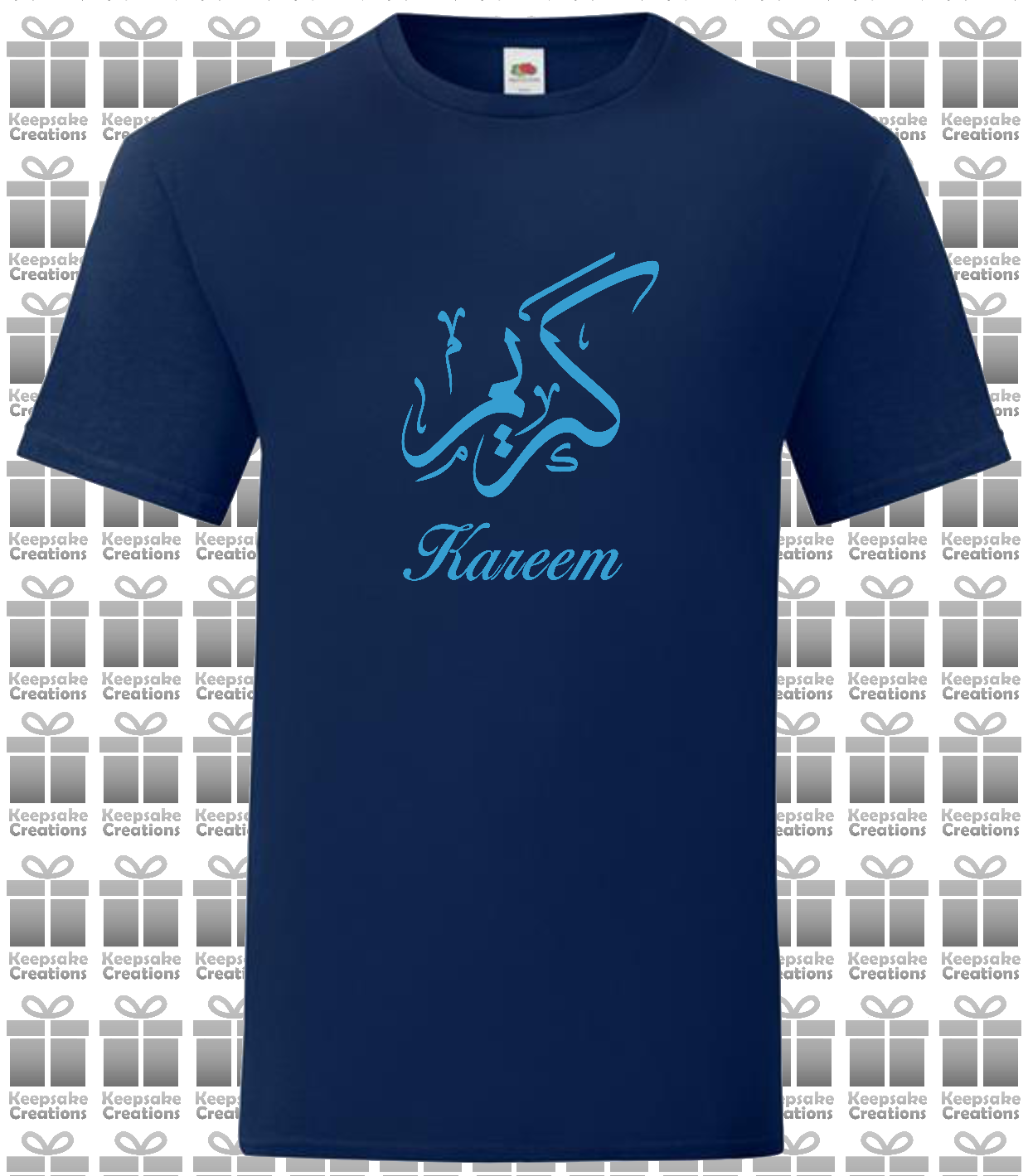 Personalised Unisex Standard Arabic Calligraphy T-shirt #ANO