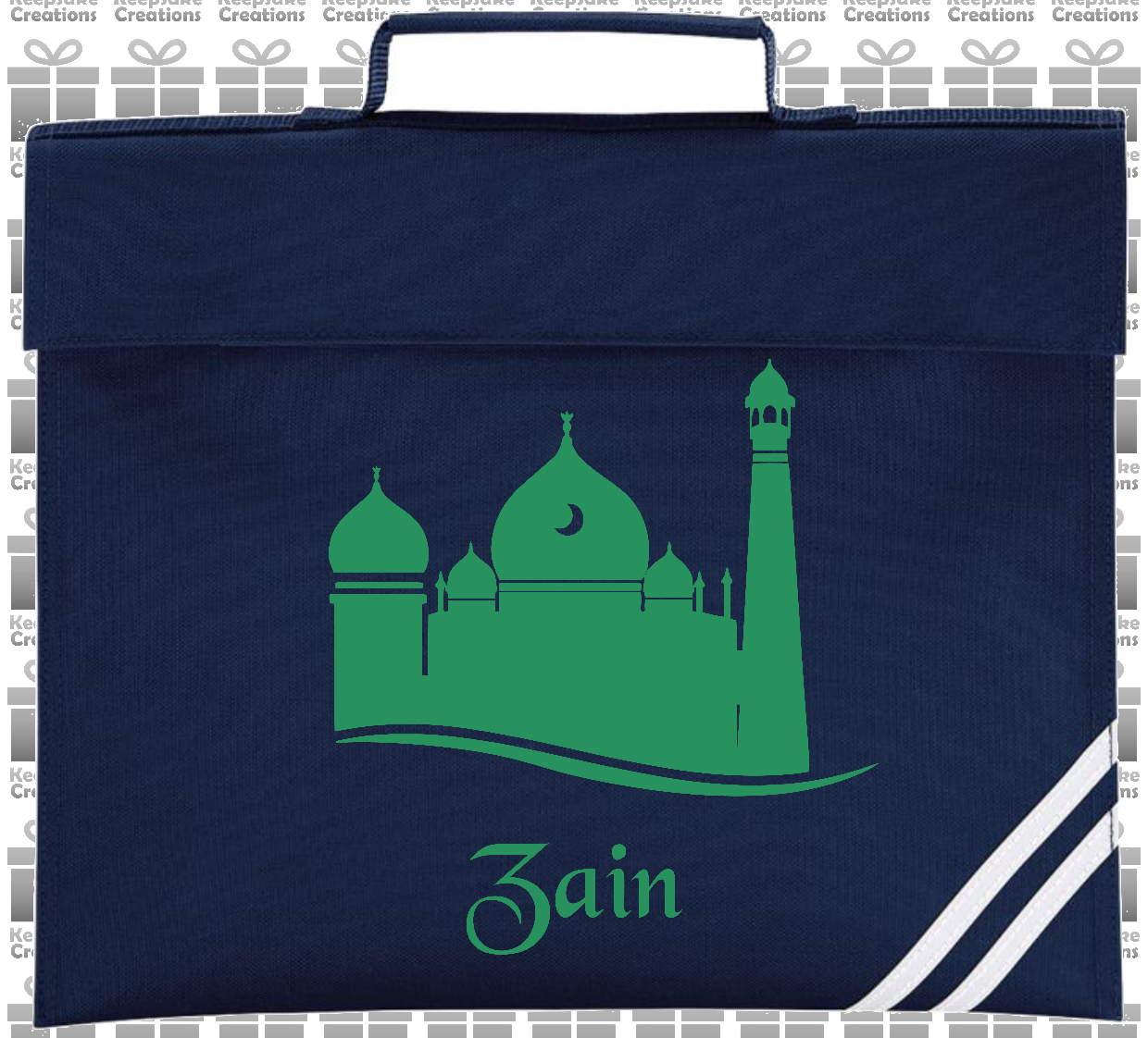 Personalised Mosque/Madrasa Book Bag #Design 1