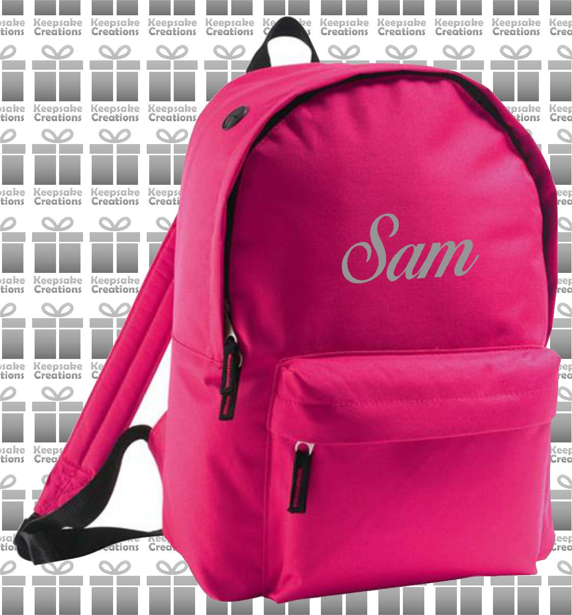 Personalised CURLY Design Backpack