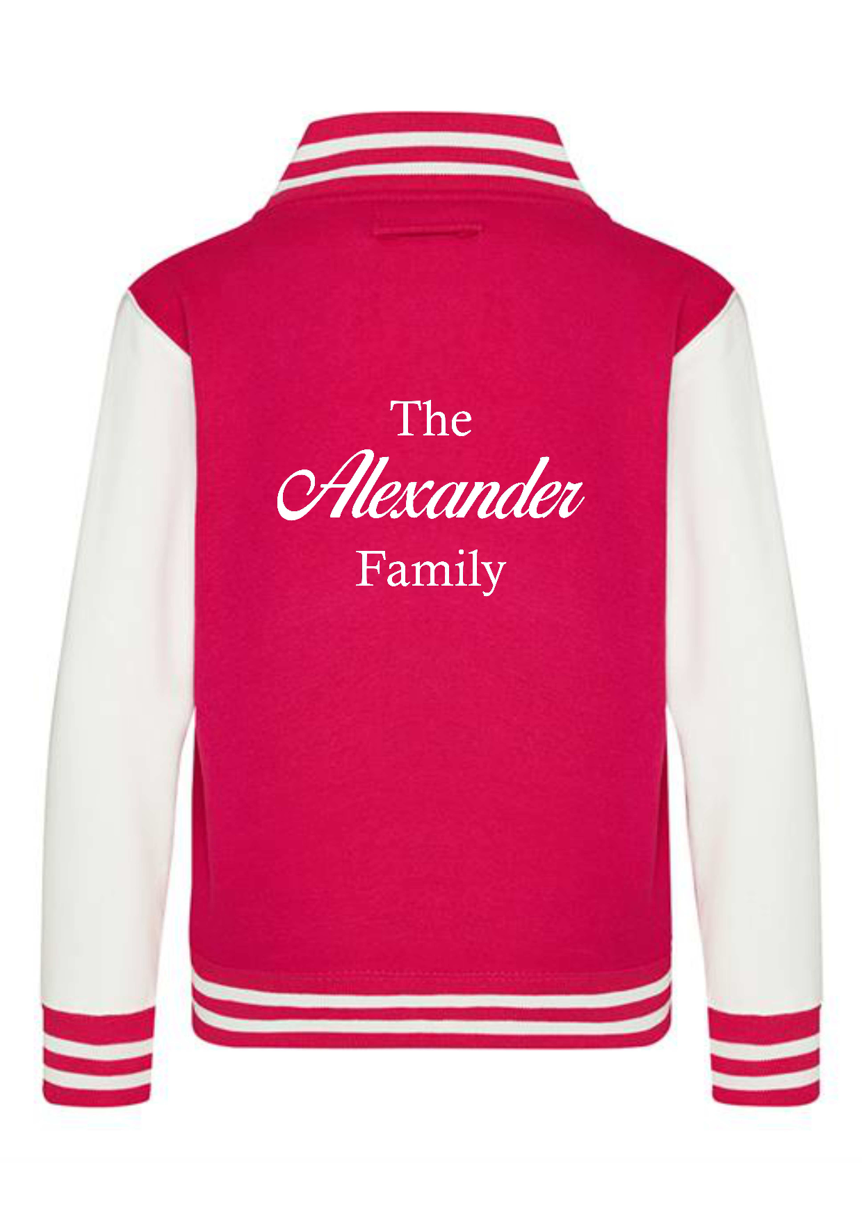 Personalised Varsity College Jacket - Family Design - #W2