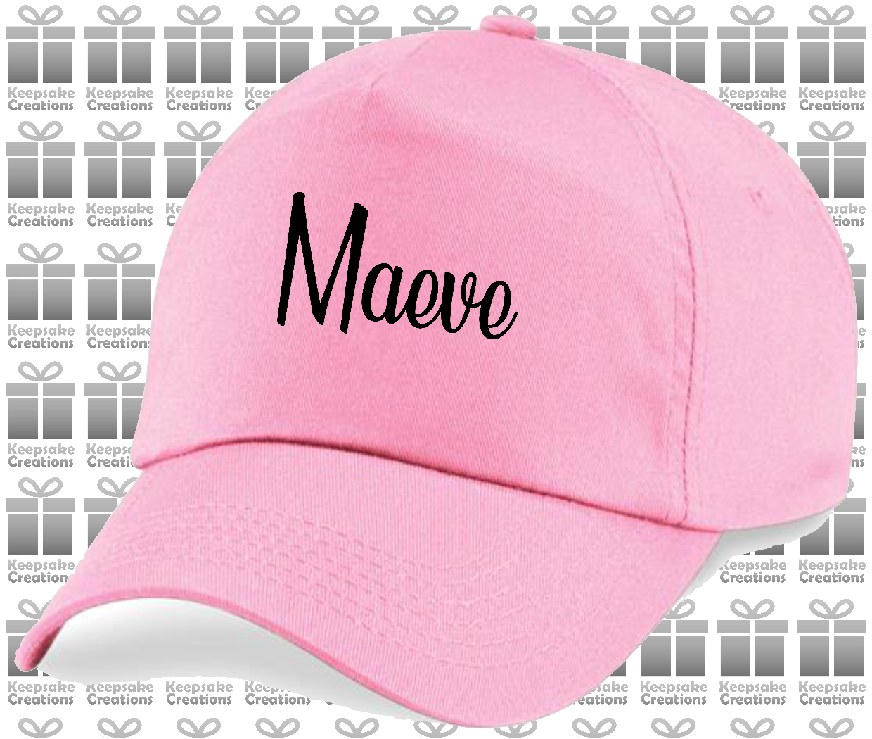Personalised Adults Curly Baseball Cap