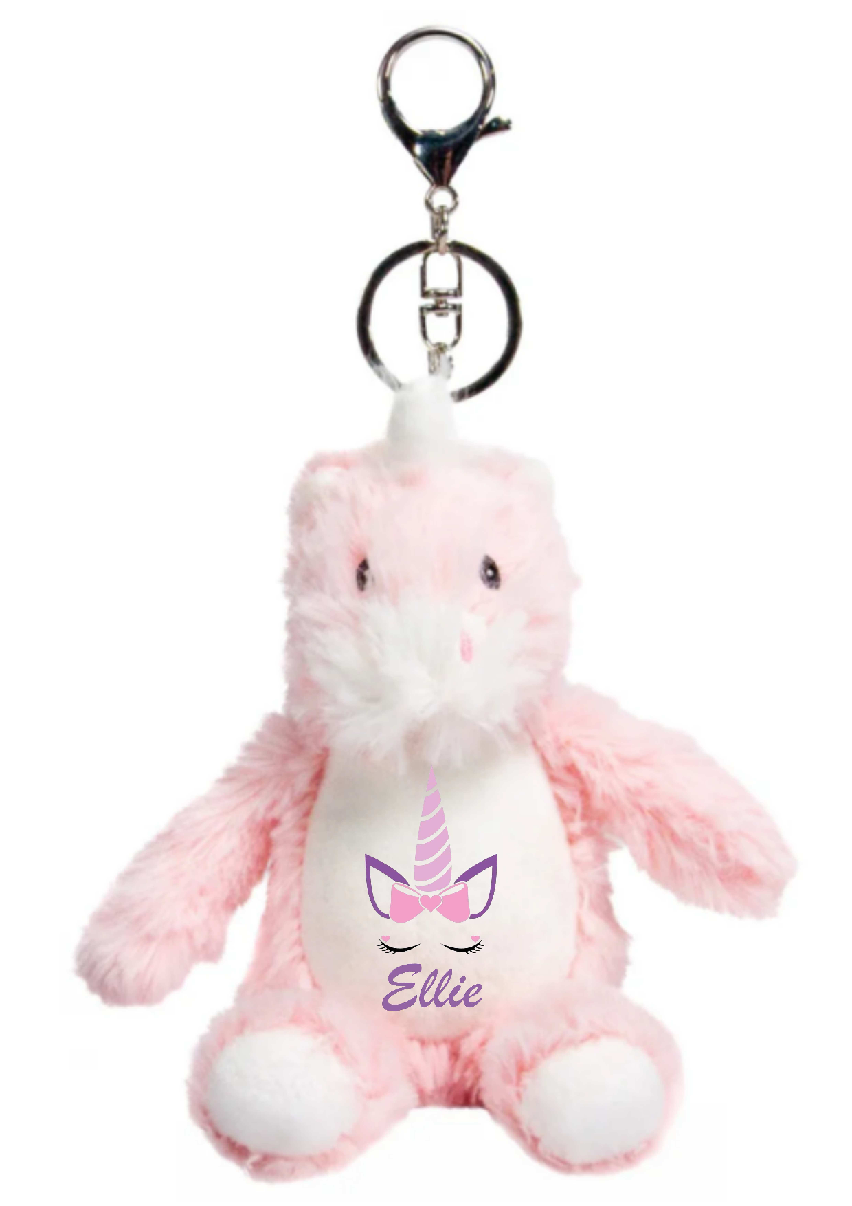 Personalised Animal Plushie Keyrings Toys