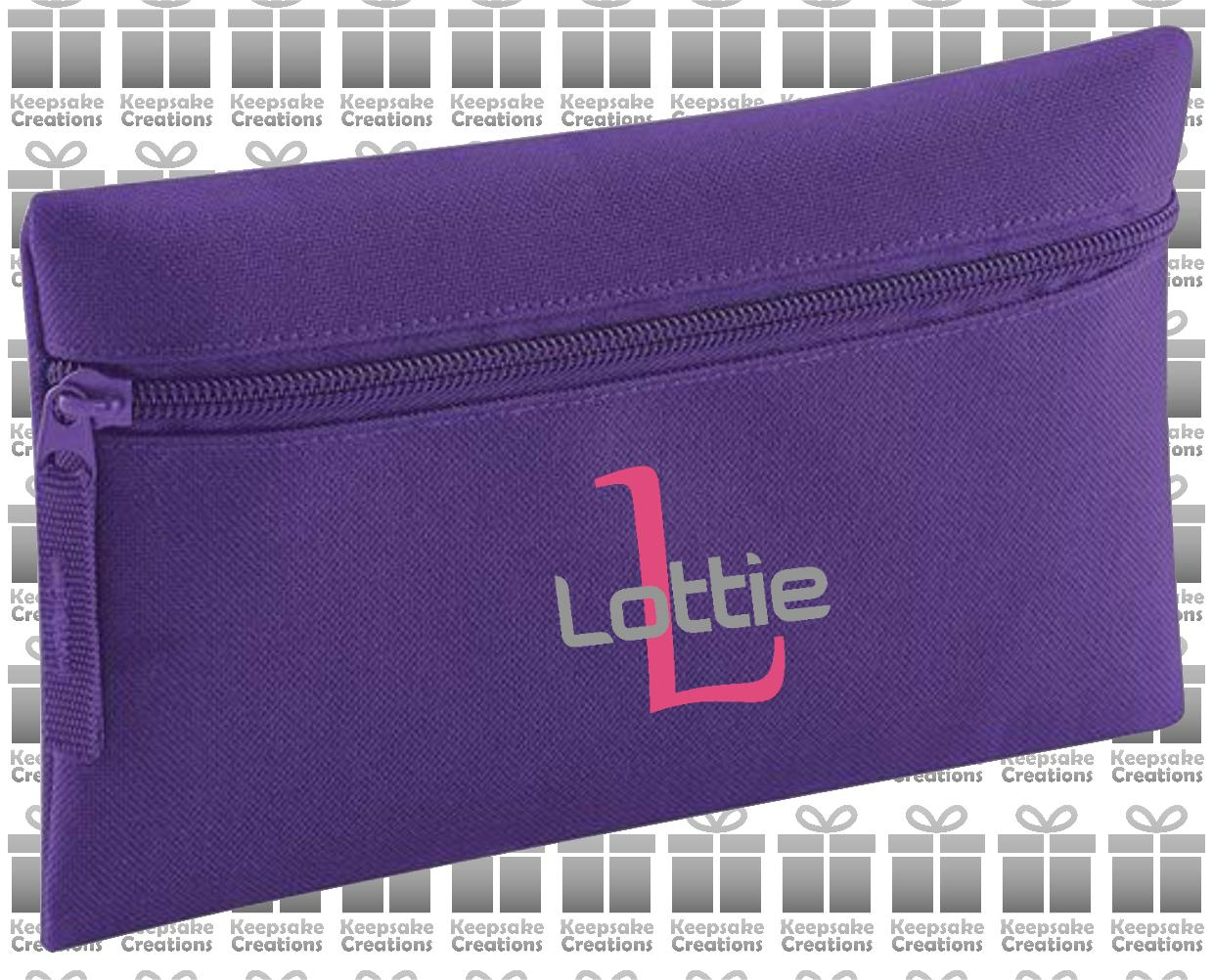 Personalised Monogram STANDARD Design Pencil Case