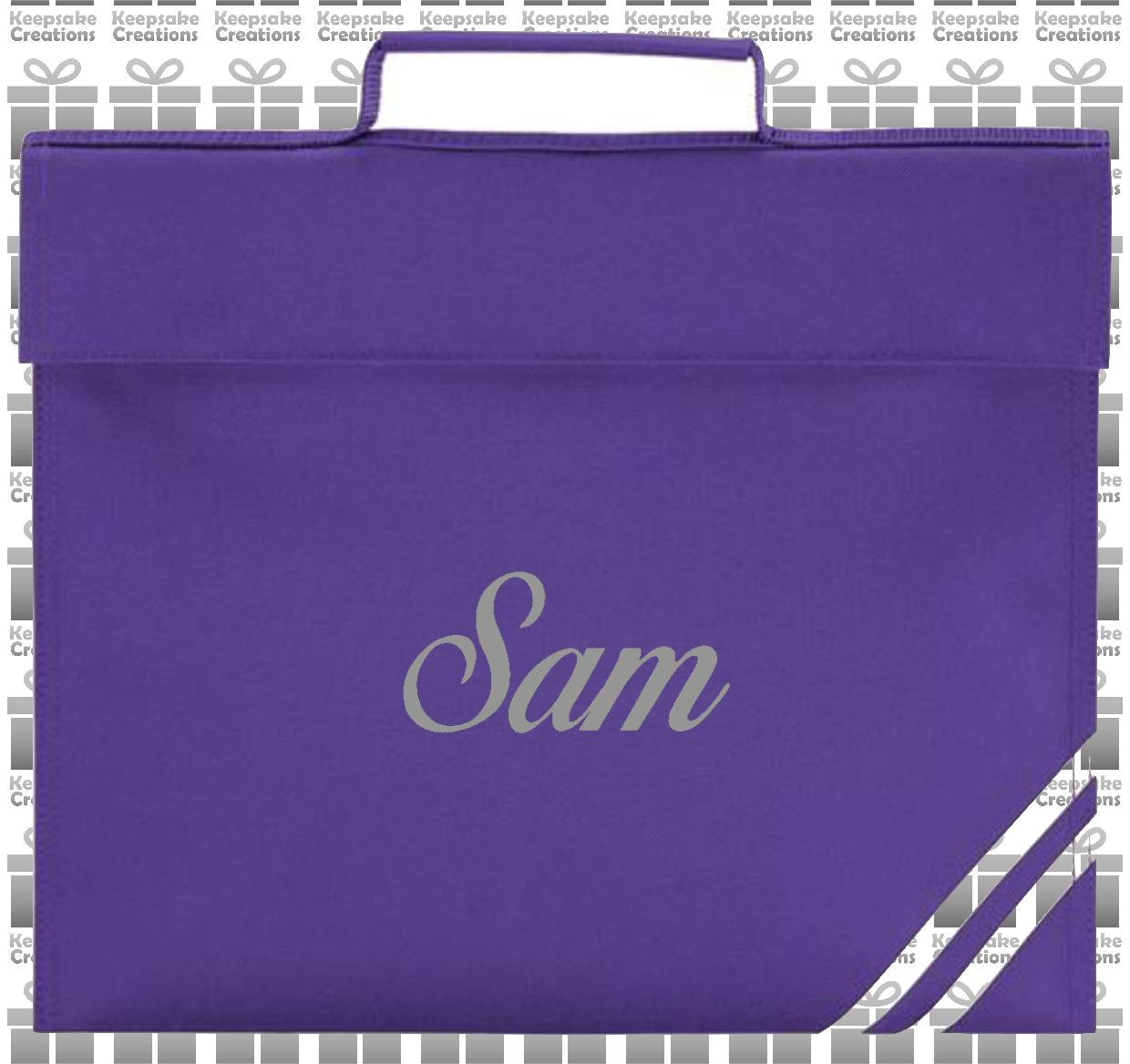Personalised CURLY Design Book Bag
