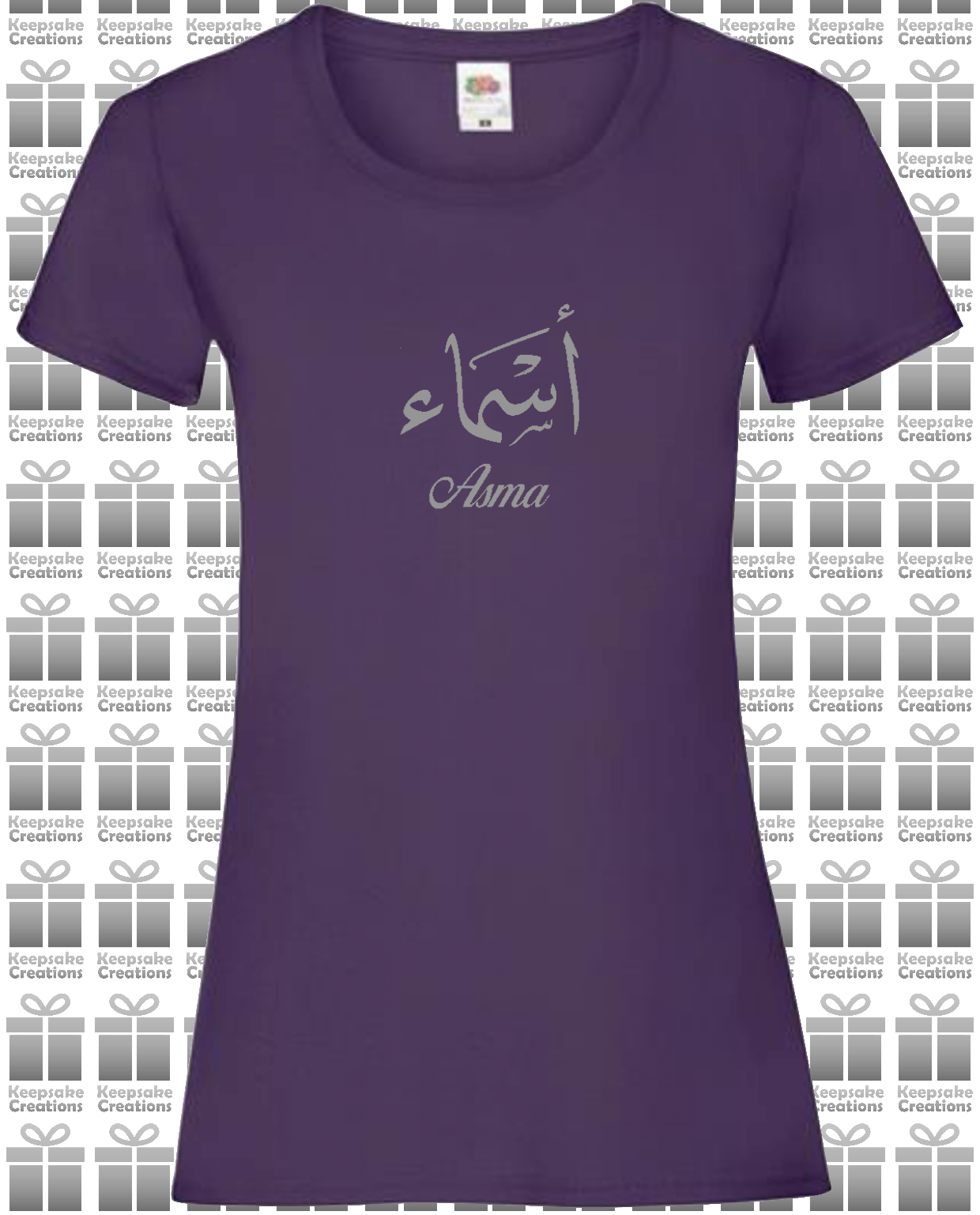 Personalised Women's Arabic Calligraphy T-shirt #GP