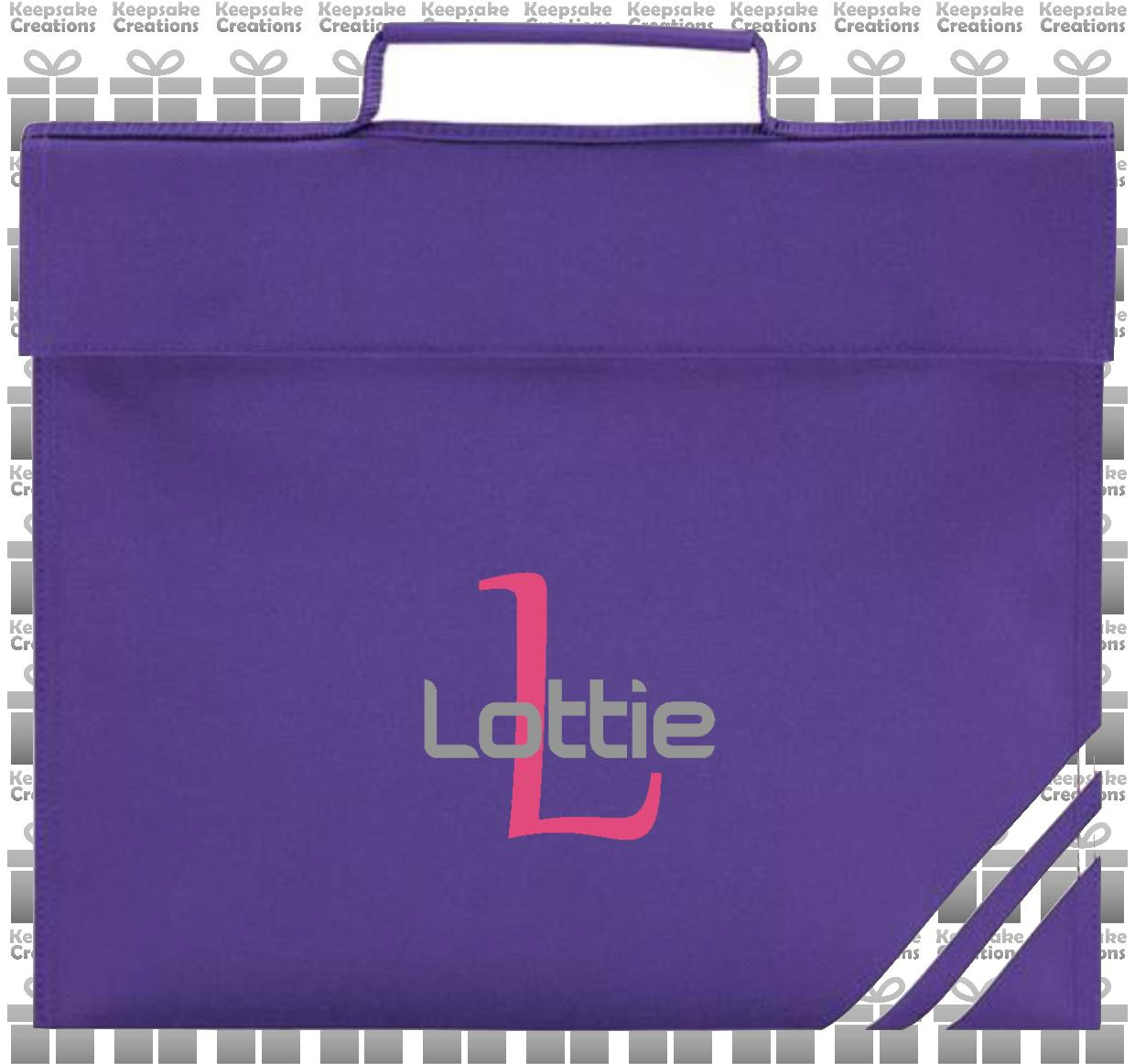 Personalised Monogram STANDARD Design Book Bag
