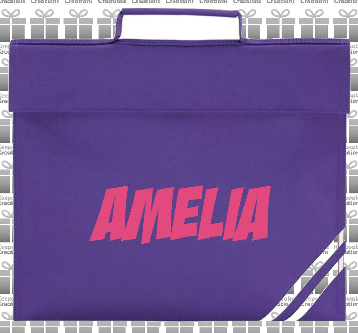 Personalised SUPERHERO Design Book Bag