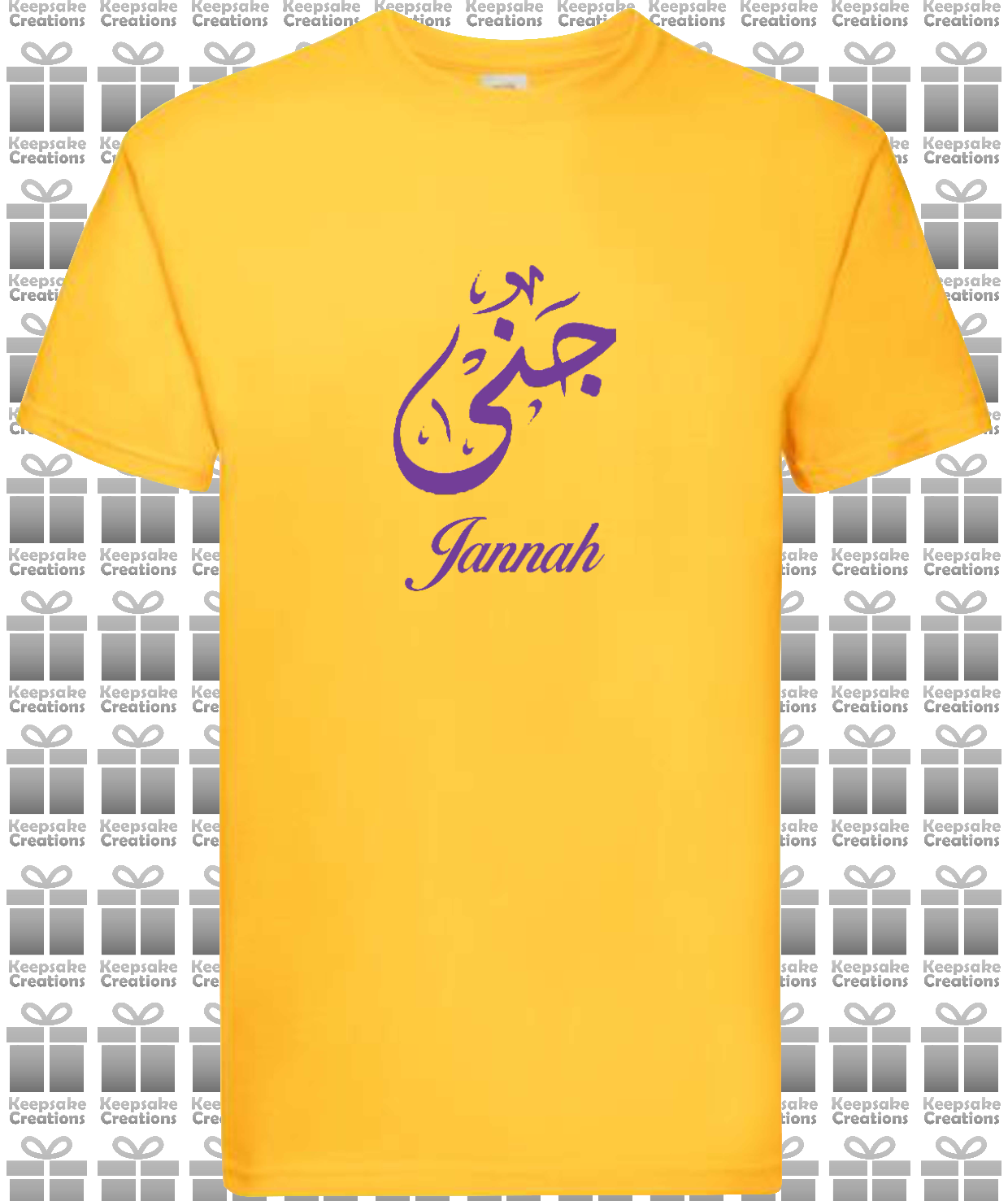 Personalised Unisex Standard Arabic Calligraphy T-shirt #RY