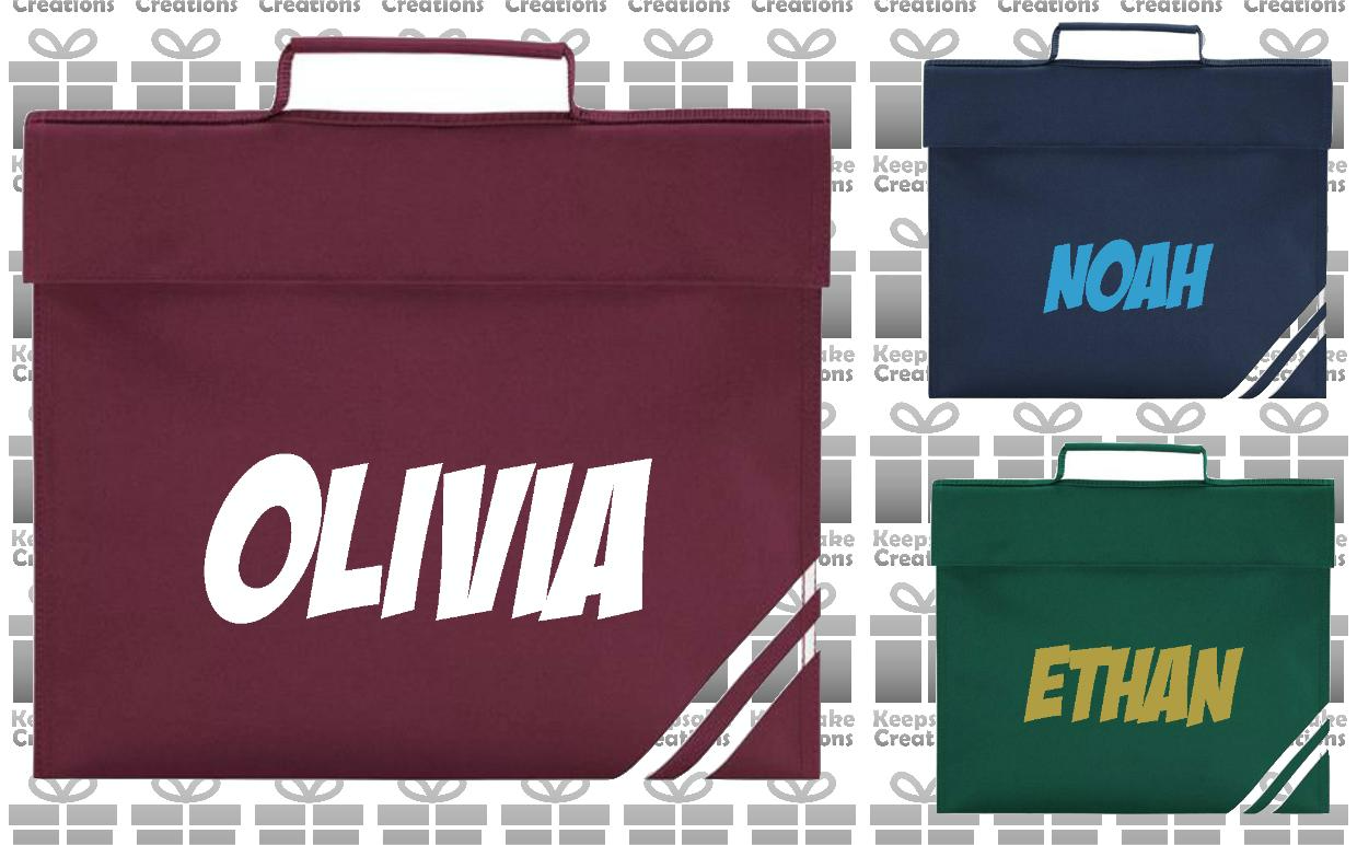 Personalised SUPERHERO Design Book Bag