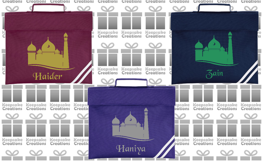 Personalised Mosque/Madrasa Book Bag #Design 1