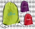 Personalised CURLY Design Drawstring Gym Bag