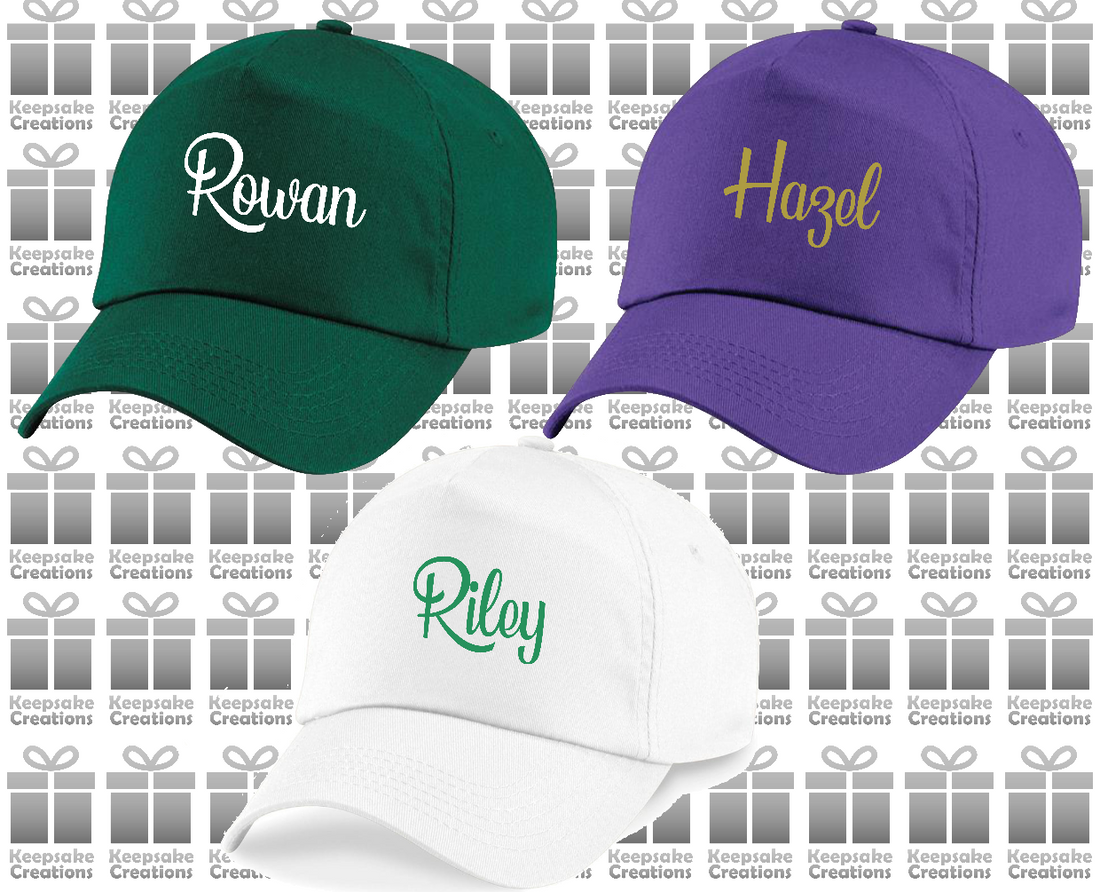 Personalised Adults Curly Baseball Cap