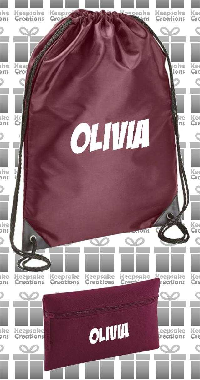 Personalised SUPERHERO Design School Accessories Bundle #4