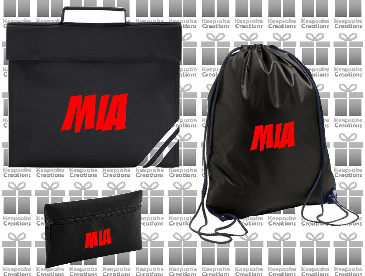 Personalised SUPERHERO Design School Accessories Bundle #5