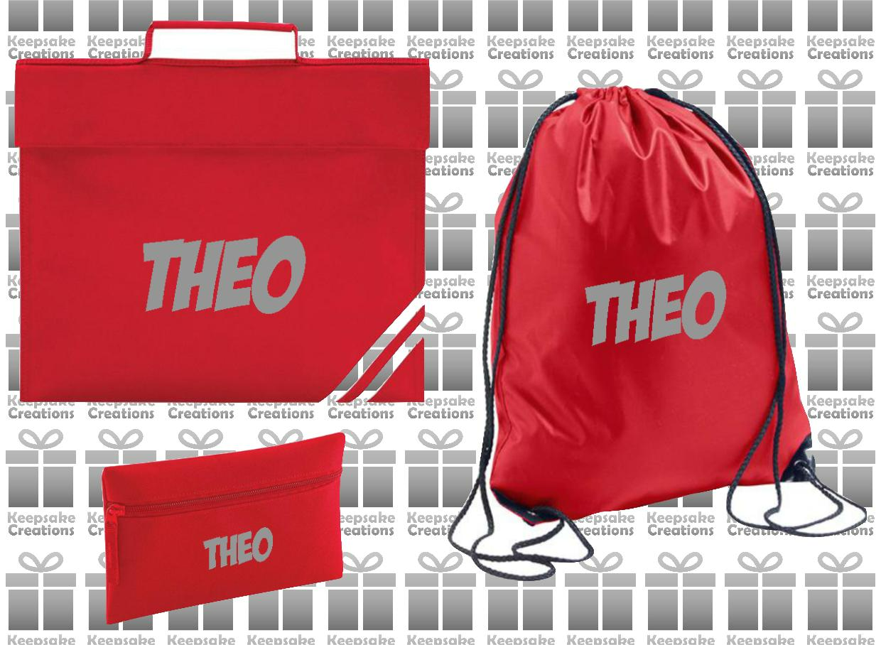 Personalised SUPERHERO Design School Accessories Bundle #5