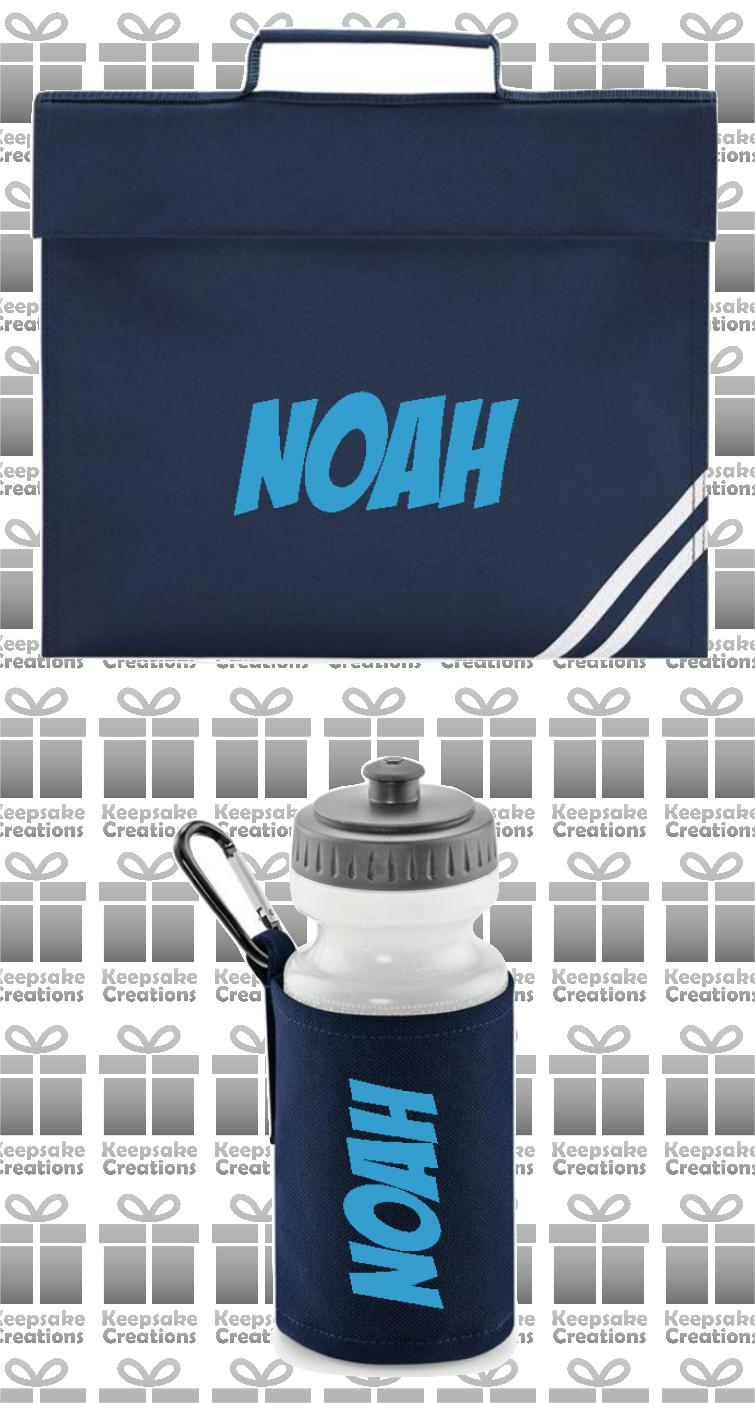 Personalised SUPERHERO Design School Accessories Bundle #6