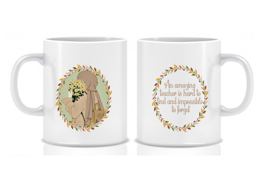 Hijabi Teacher Mug, 'an Amazing Teacher is Hard to Find'