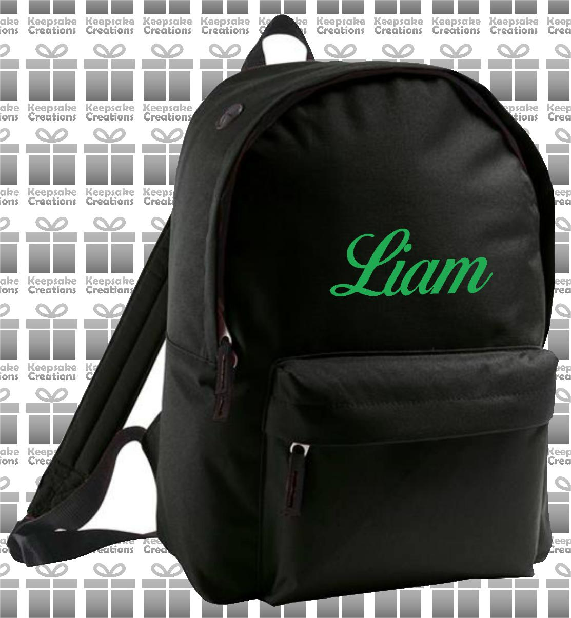 Personalised CURLY Design Backpack