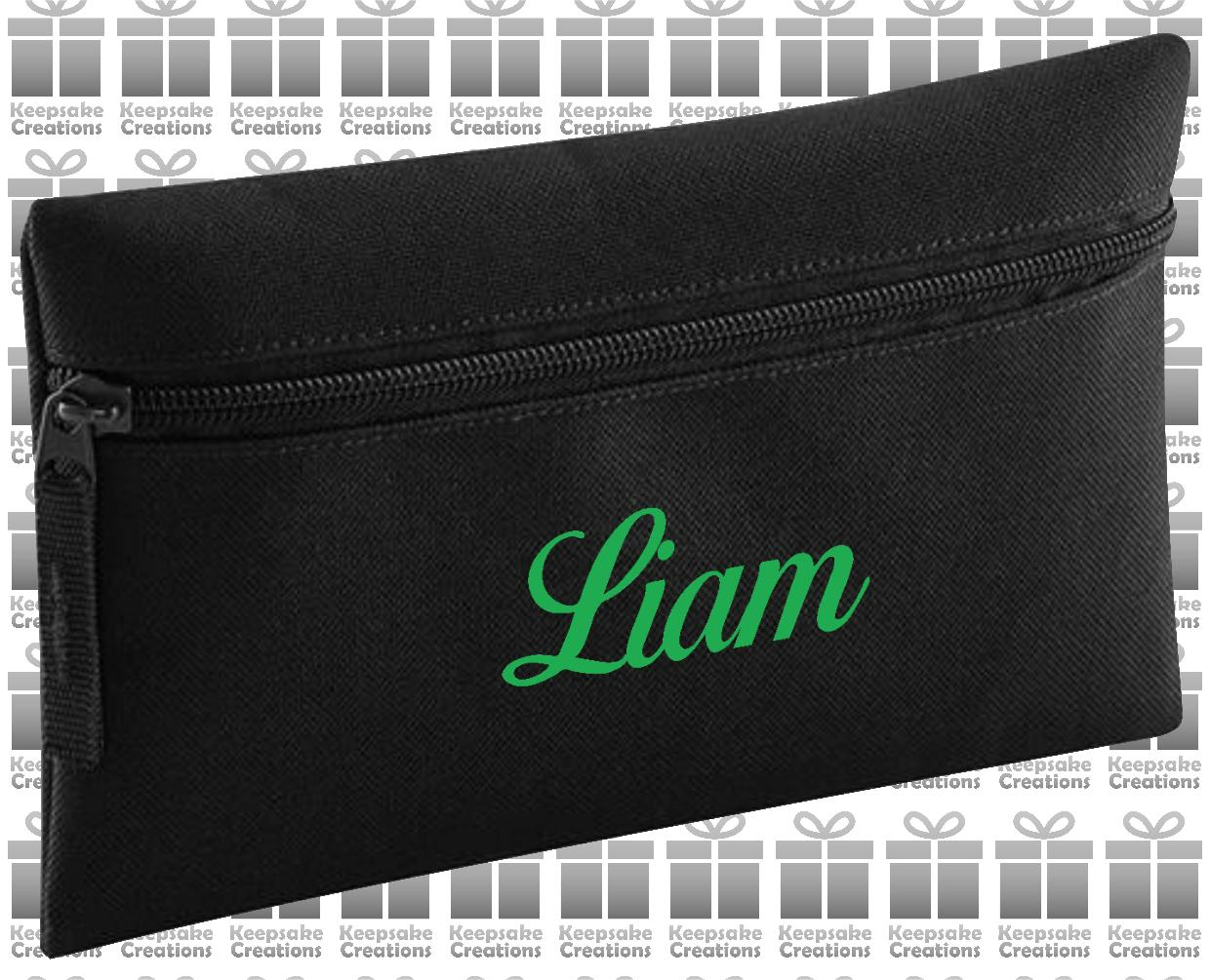 Personalised CURLY Design Pencil Case