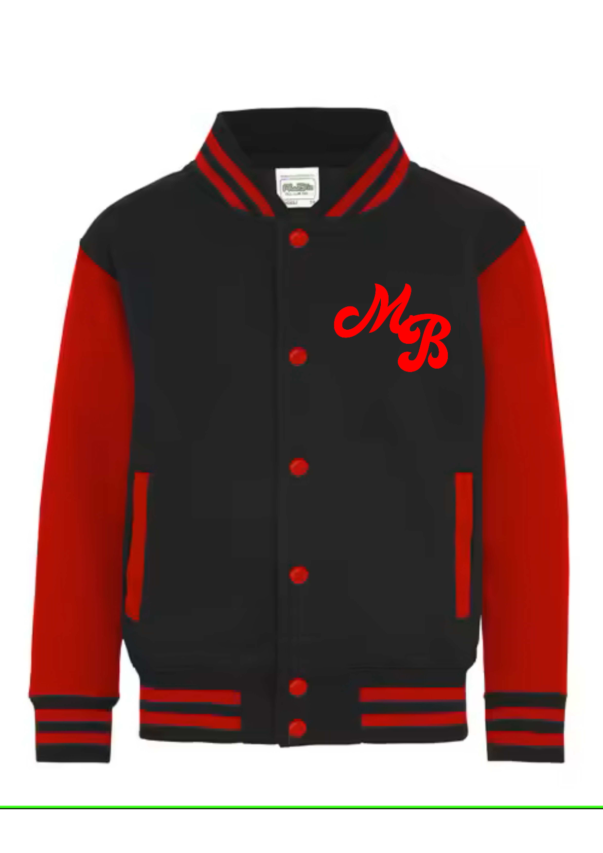 Personalised Kids Varsity College Jackets - Swash Designs - #RS