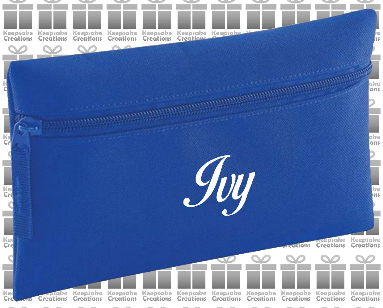 Personalised CURLY Design Pencil Case