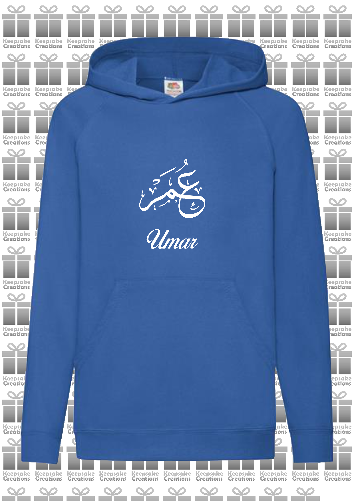 Personalised Kids Arabic Calligraphy Standard Hoodie #BBP